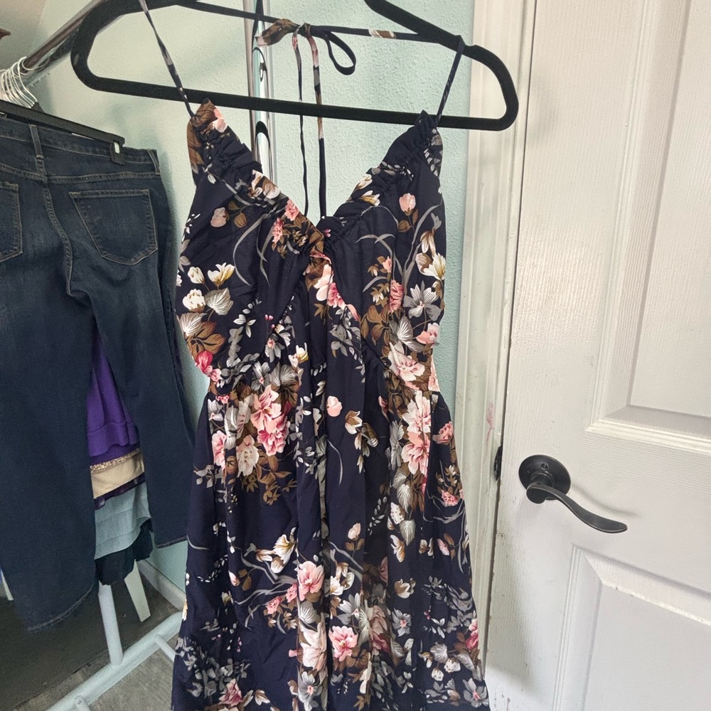 CUPSHE Floral Halter Dress